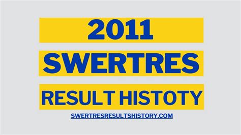 swertres result may 2011|Swertres Result 2011 .